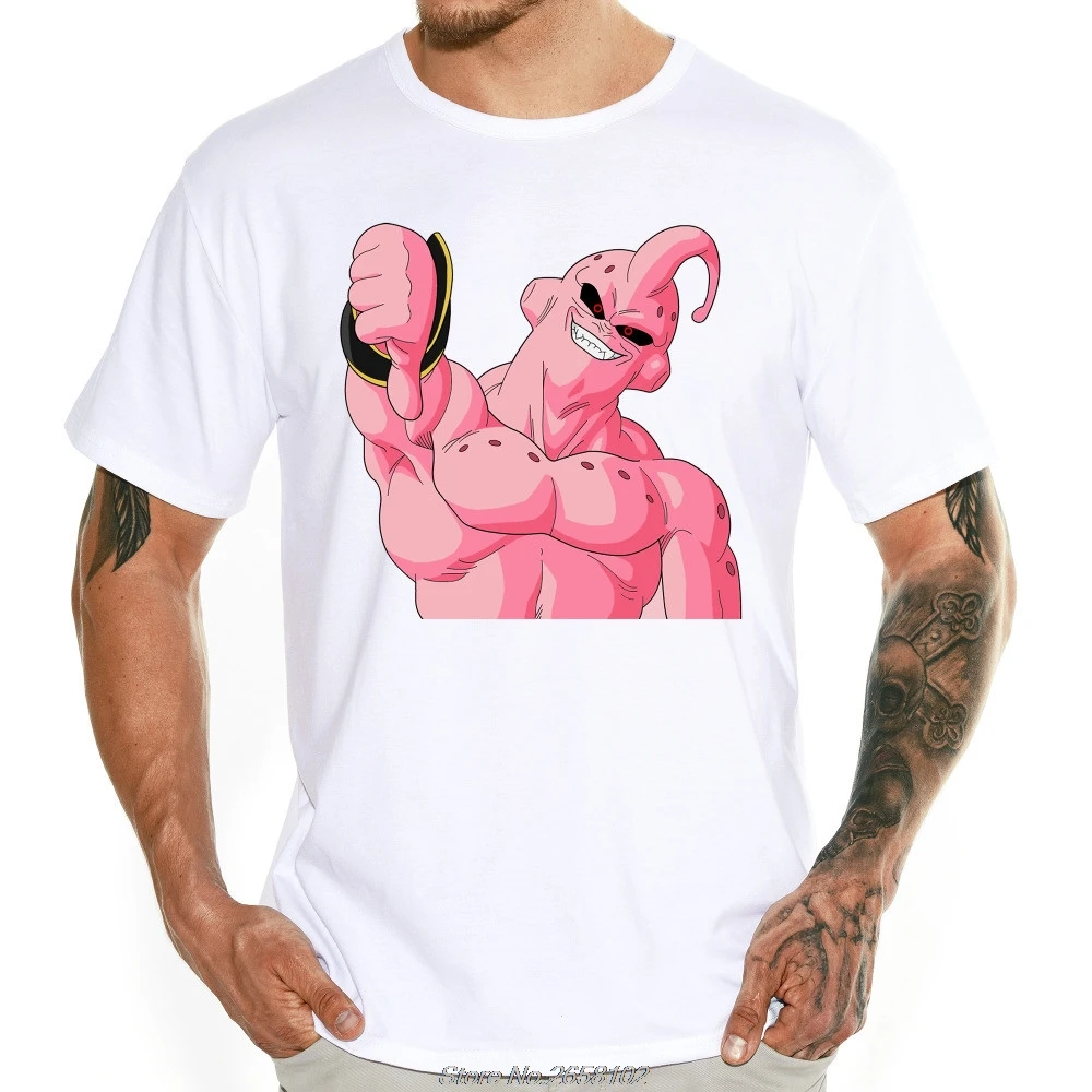 

Dragon Ball Buu Print Men's T Shirt Short Sleeve Casual Boys Children T-shirt Hipster Funny Cartoon Tees Top Harajuku Streetwear