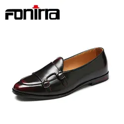 FONIRRA/Новинка 2019 года, мужская повседневная обувь, деловая модельная обувь, элегантная обувь, люксовый бренд, итальянский дизайн, лоферы