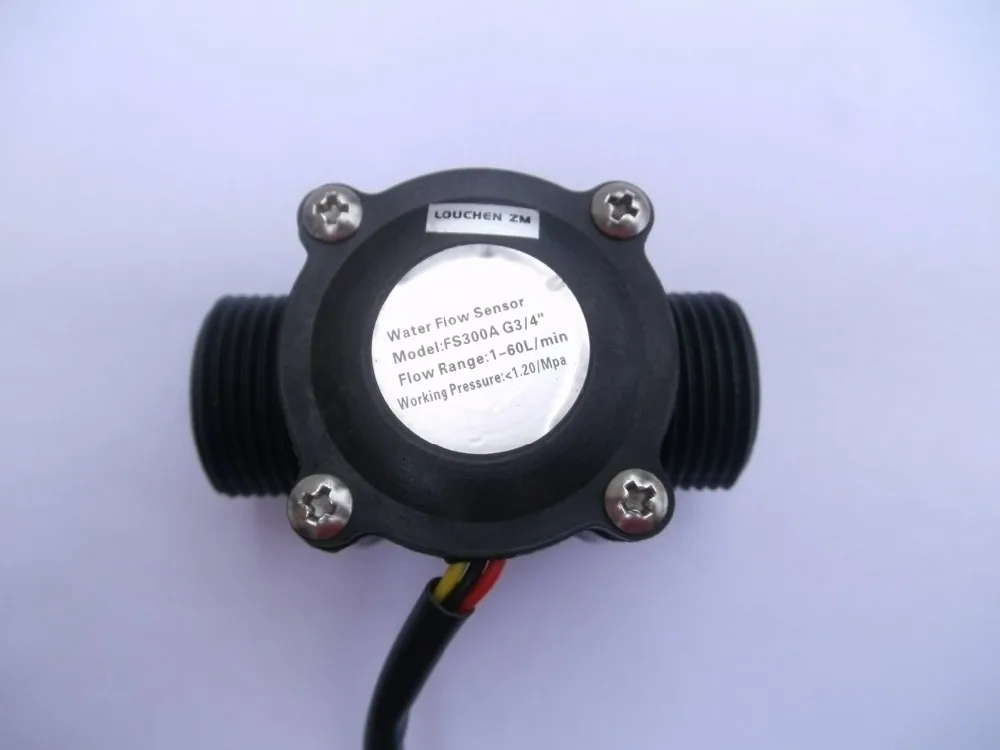 10 шт. G3/" Датчик потока воды Сенсор переключатель расходомер счетчик 1-60L/мин
