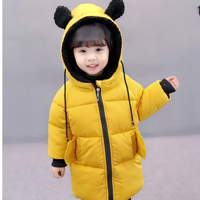 COOTELILI/зимние куртки для девочек и мальчиков; зимние комбинезоны для девочек; теплое пальто; одежда для маленьких мальчиков; детская одежда; 80-130 см