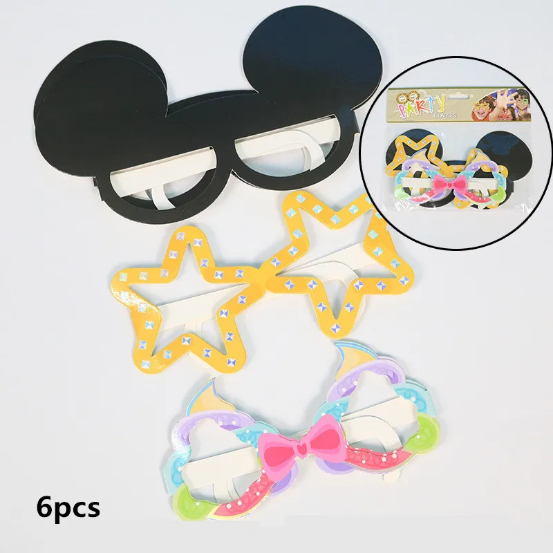 Children's Birthday Party Supplies Baby Decorative Masks Festival Dress Up Halloween Goggles Atmosphere Paper Funny Mask qq039 (8)