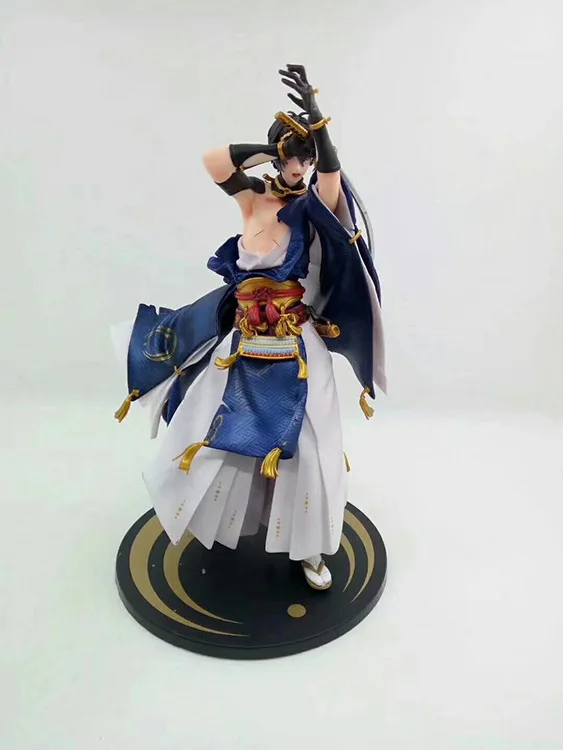 

HKXZM Anime 25CM Touken Ranbu Online Mikazuki Munechika 1/8 Scale Complete PVC Figure Collectible Model Toys Gift