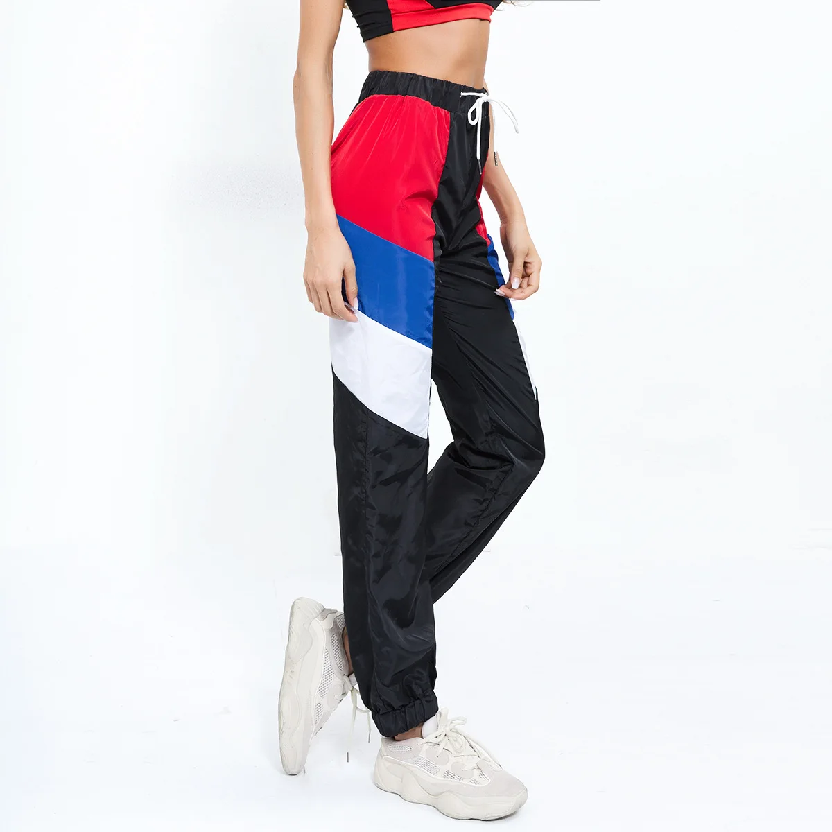 

PENERAN Sports Pants Women Dry Fit Thin Jogging Pants Woman High Waist Summer Autumn Running Fitness Sport Trousers Polyester S