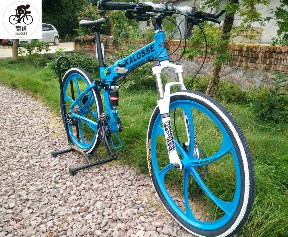 Sale Kalosse Children bicycle full suspension mountain bike M390 folding mountain bicycle 27 speed 26er 2 Sale Kalosse Children bicycle full suspension mountain bike M390 folding mountain bicycle 27 speed 26er 2