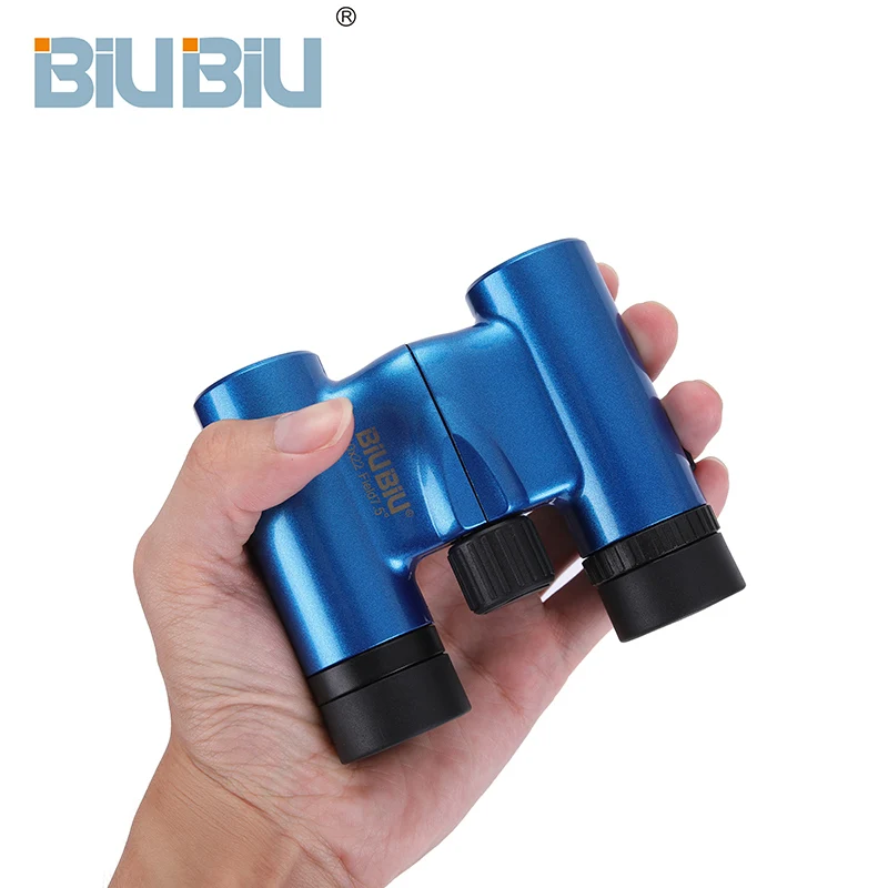 BIUBIU 8X22 HD Powerful Binoculars Night Vision Zoom Dual Focusing Adjustment High Quilaty Single Focus Optic Lens Binoculars