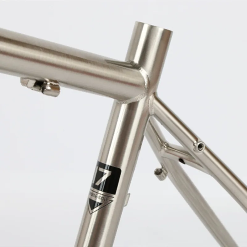 Цунами MTB Рейнольдс 520 стальной горный велосипед рама 26/27. 5/650B классический Серебряный 15,5/17/18,5 дюймов для велосипедной рамы