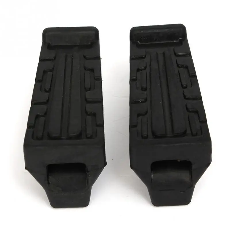 2 шт. черный передний упор для ног Peg Rubbers подставка для ног руль для Yamaha YBR 125 высокое качество