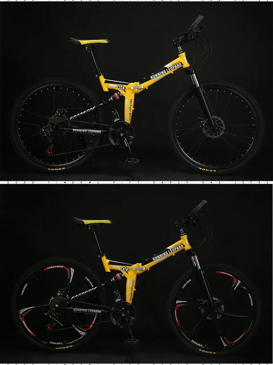 Запуск Leopard складной bicycmountain велосипед 26-дюймовый стальной 21 скорость велосипеды двойной дисковые тормоза с дорожных велосипедов гоночный bicyc BMX БИК