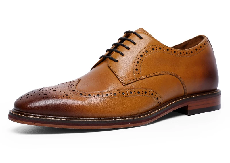 DESAI/Новое поступление; мужские деловые модельные туфли из натуральной кожи; мужские туфли в стиле ретро; официальная спортивная обувь резная Мужская обувь; DSA002
