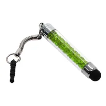 2 шт./лот, зеленый Кристальный стилус для сенсорного экрана samsung для huawei для телефонов Xiaomi