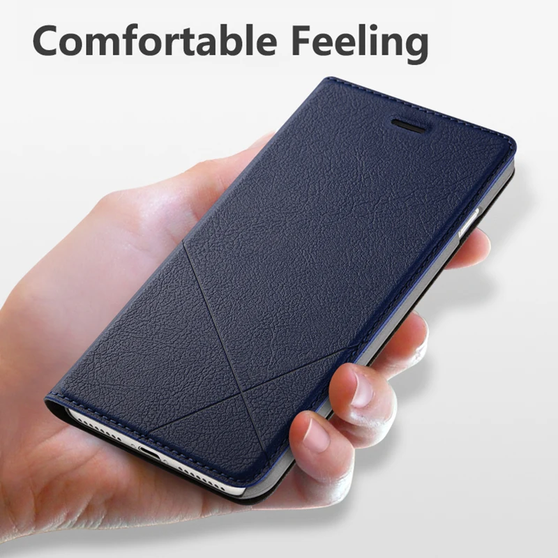 Кожаный флип чехол для телефона Xiaomi Mi 5 5S 5X 5C Plus кошелек 6 6X 8 SE Lite Capa Max 2 3 Redmi coque