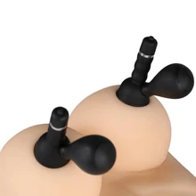Suction Cup Nipple Vibrator Breast Enhancer Vibrating Massage Sex Toy For Women Clitoris Stimulator Masturbator Sex Shop