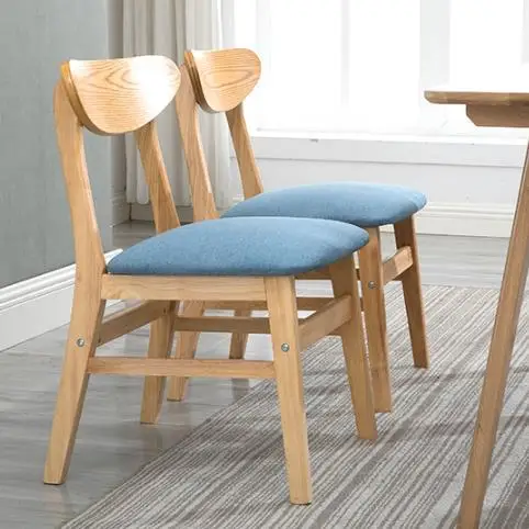 Луи Мода обеденные стулья Твердые современный минималистский скандинавские бытовые один