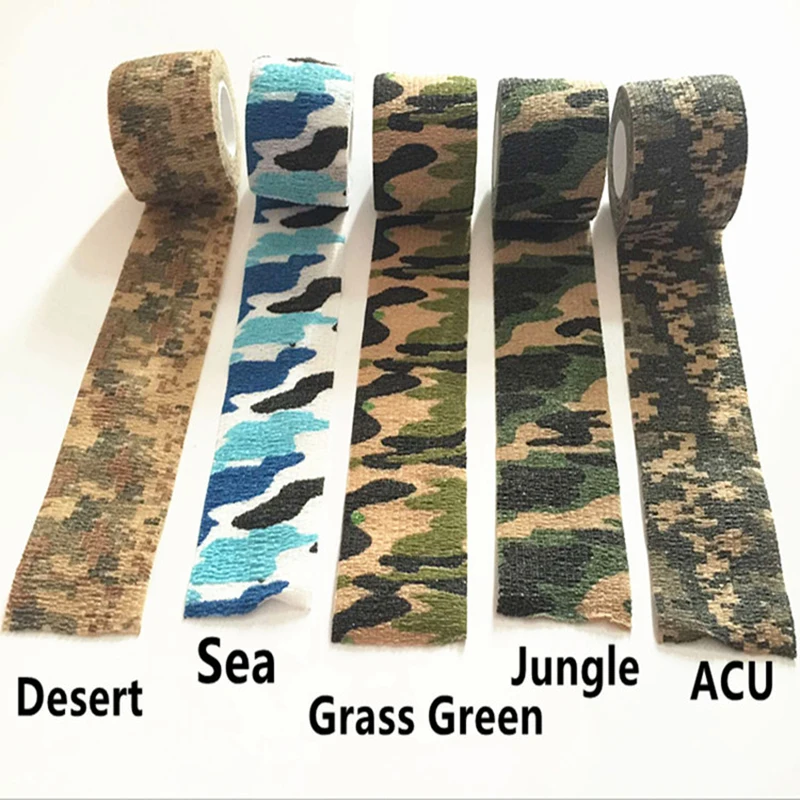 معدات الجيش Camouflag الشريط 5 سنتيمتر x 4.5 m في الهواء الطلق التخييم الصيد أدوات إنقاذ عدم الانزلاق الشريط للماء التفاف دائم شريط مرن معدات الجيش Camouflag الشريط 5 سنتيمتر x 4.5 m في الهواء الطلق التخييم الصيد أدوات إنقاذ عدم الانزلاق الشريط للماء التفاف دائم شريط مرن