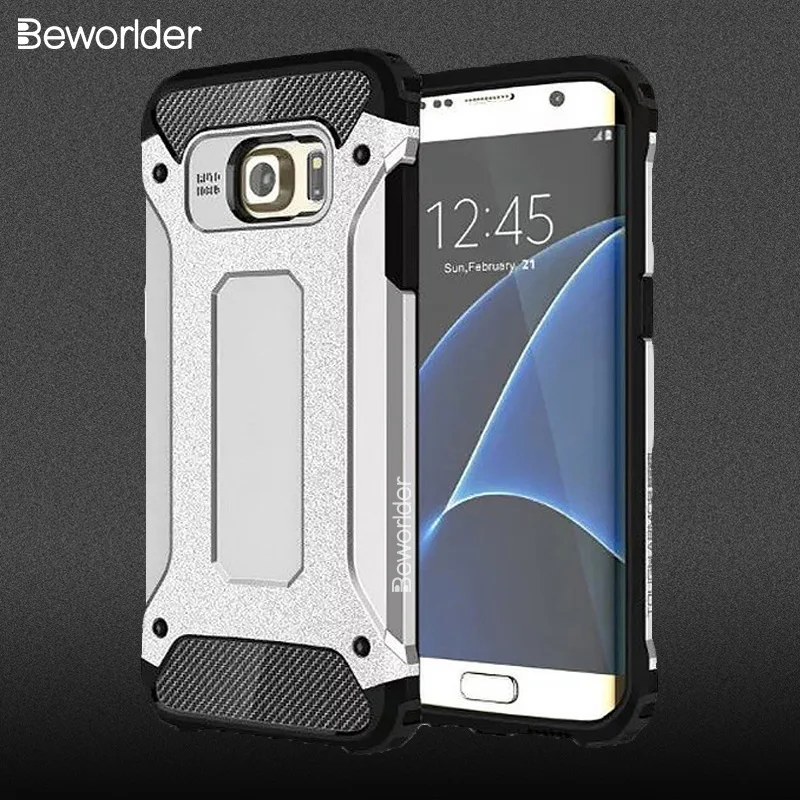 Силиконовый чехол Beworlder для Samsung Galaxy S7 Edge TPU + PC ударопрочный защитный edge G935F |