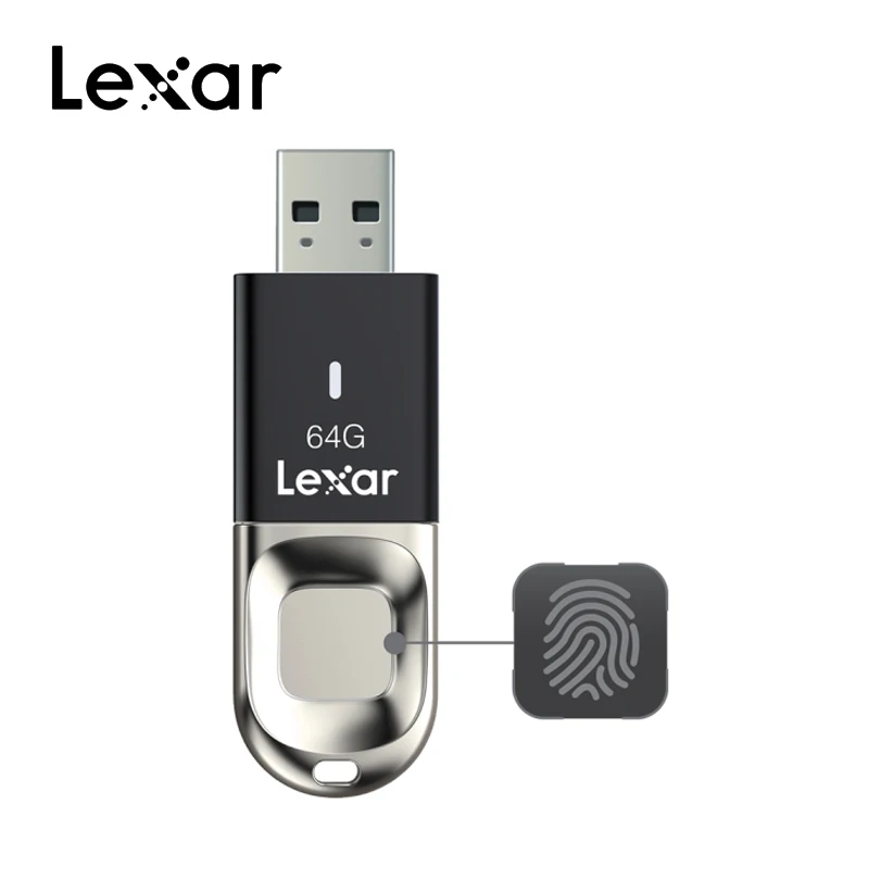 Lexar USB 3,0 карта памяти Распознавание отпечатков пальцев usb флэш-накопитель F35 32 Гб 64 Гб 128 ГБ флеш-накопитель USB флешка