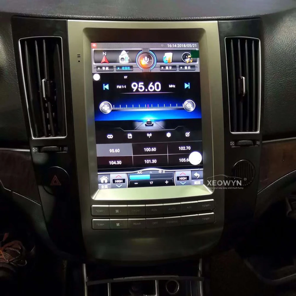 Вертикальный экран Tesla стиль Android 6,0 10,4 дюймов Автомагнитола для HYUNDAI Ix55 навигация Gps Мультимедиа