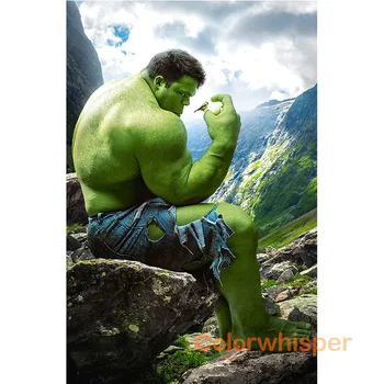 

Diamond Painting Full Square Drill 5D DIY"The hulk"Rhinestone Embroidery Cross Stitch Crystal Mosaic Painting Wall Dec LE00276