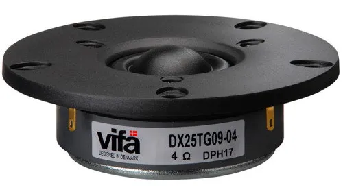 2 шт. Дания Vifa DX25TG09-04 Hifi домашний аудио шелковый купольный твитер динамик пара 4ohm 100 Вт