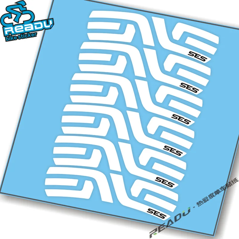 Koop 2017 racefiets fiets vervanging stickers voor SES velg diepte 35c 40c 45c 50c 56c 48c 71c 80c 60c voor twee wielen decals