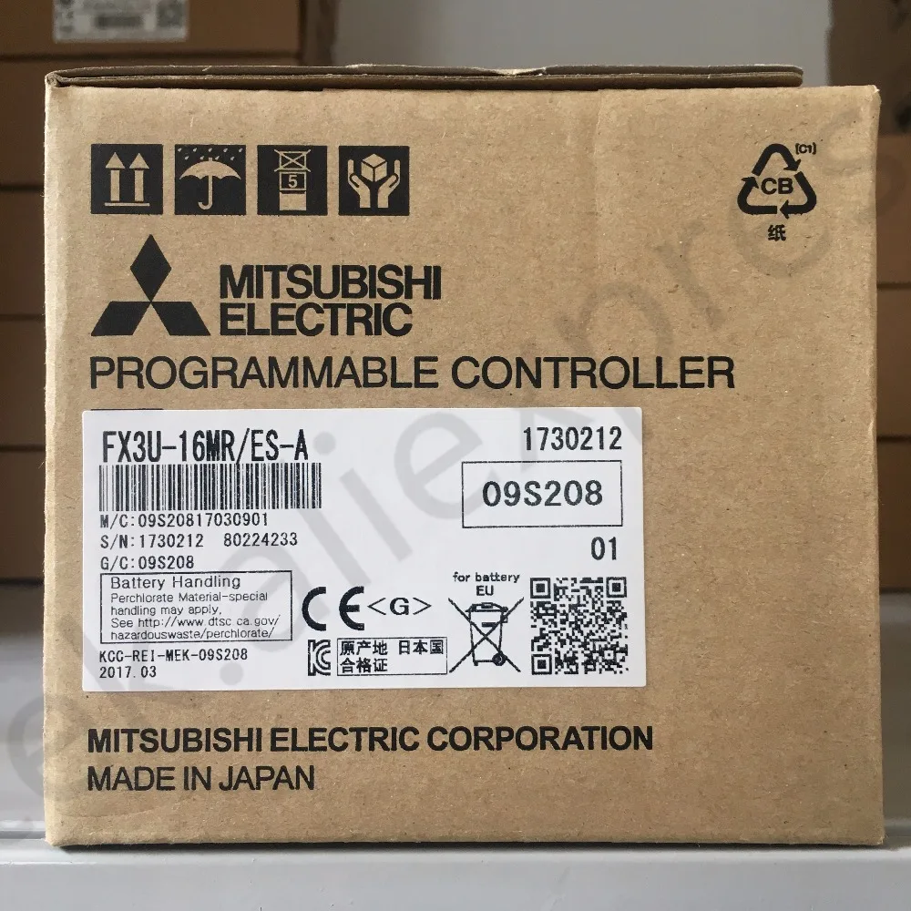 FX3U-16MR-ES-A MELSEC-F PLC 8 DI &amp DO Relay (Brand New Original) | Инструменты
