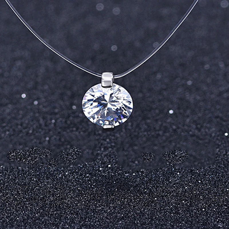 

DIB6 new style silver necklace beautiful all-match for lover gift have different colors choose