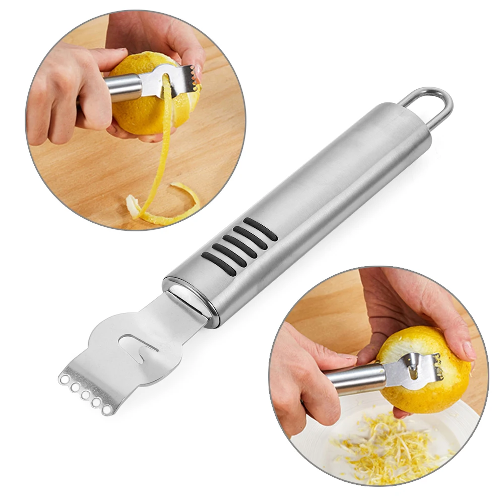 1pc Stainless Steel Lemon Peeler Household Oranges Slicer Fruit Peelers