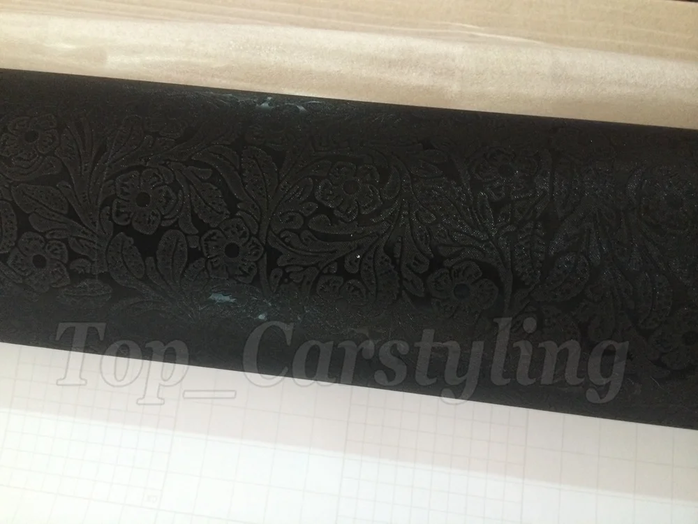 3d follower real carbon fibre vinyl 3m uniquely car wrapping film foil sticker black 3D (1)