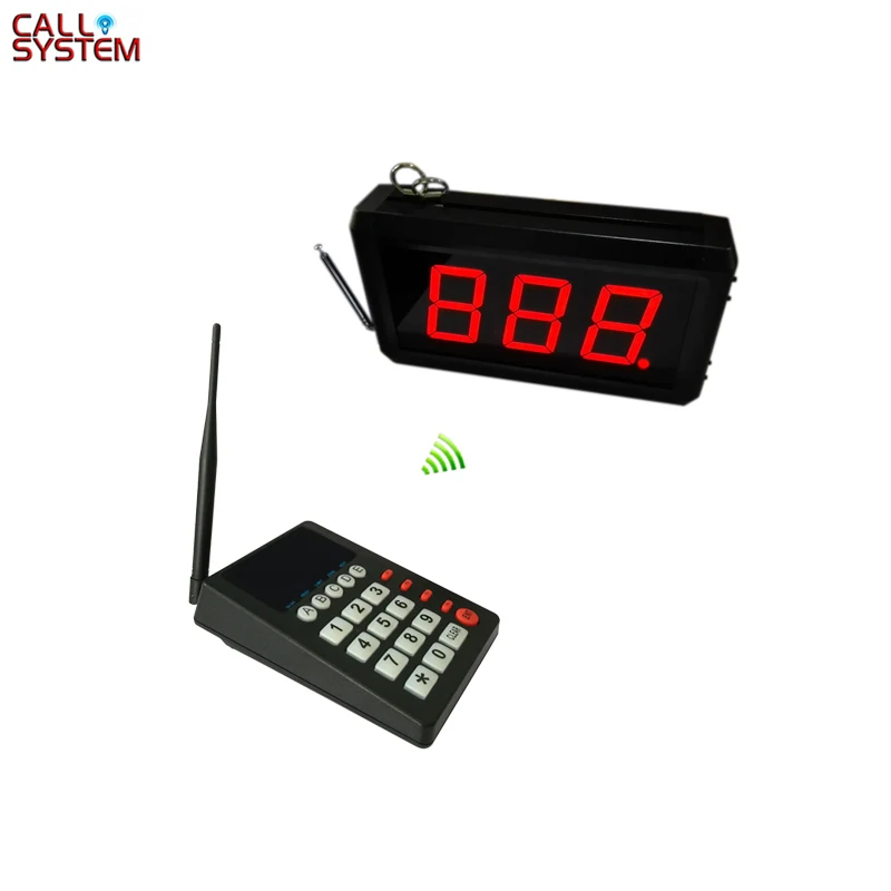 

Kitchen Call Waiter System K-MAIN+402 with 1 pcs keypad and 1 pcs 2-digit number display Free Shipping