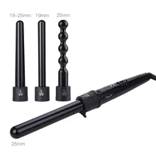 4 P Плойка для завивки волос для профессиональной завивки Утюги палочка волновая машина мульти-размер керамические инструменты для укладки волос щипцы для волос Сменные