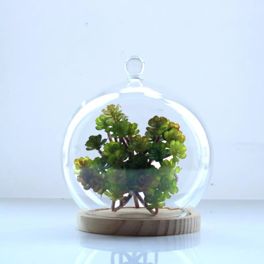 2 шт прозрачное стеклянное покрытие DIY микроландшафта ваза сухой цветочный контейнер подсвечник Декор на стол высокое качество