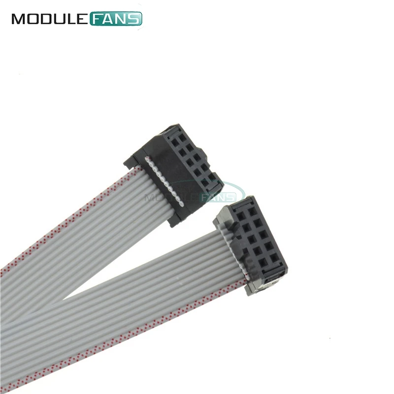 70 см 10 Pin USBISP USBASP JTAG AVR загрузочный провод P ленточный кабель 2 3 фута 54 мм Diy
