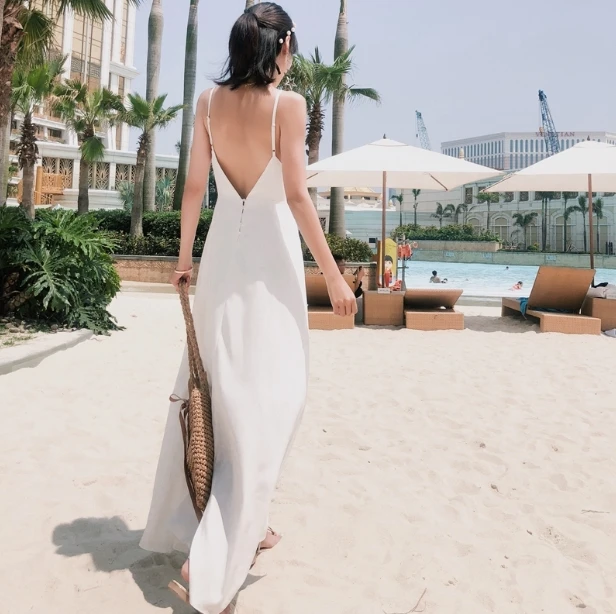 

Beach Female Summer 2019 New Bohemian White J20190300077