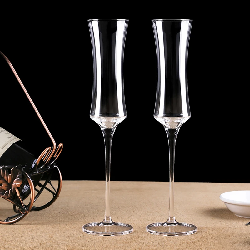 Креативный бессвинцовый Хрустальный флейт бокал для шампанского тонкая талия хрустальный бокал для шампанского Винные бокалы стеклянная чашка сладкое вино Кубок
