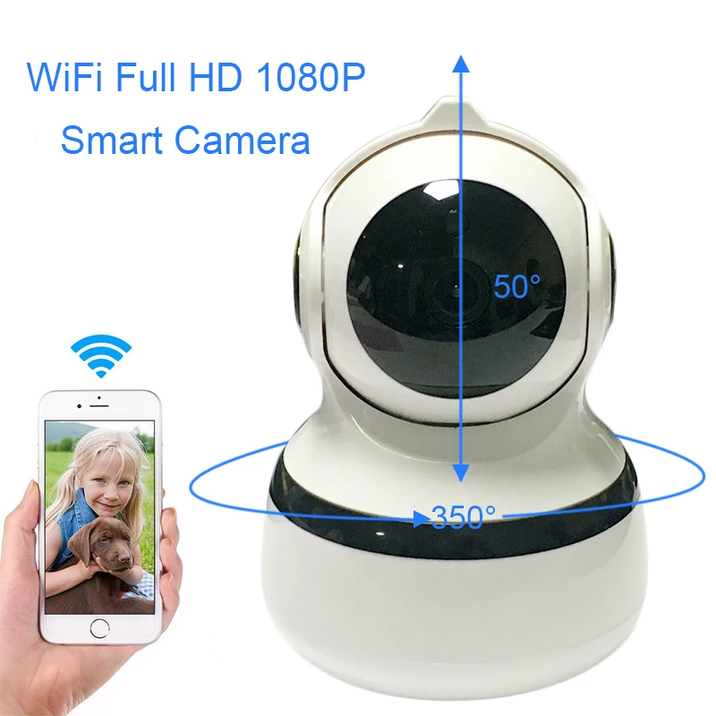 

IP Network Wireless 1080P 2MP Home Security Camera 2.4G Smart WIFi Indoor Security Surveillance Two Way Audio Box Cameras