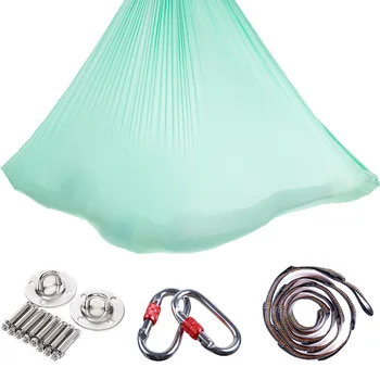 

5*2.8M Aerial Anti-gravity Yoga Hammock High-altitude Sling Stretch Belt Yoga Strap Yoga Accessories