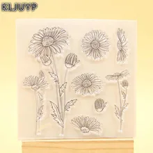 KLJUYP Flowers Clear Stamps Scrapbook Paper Craft Clear stamp scrapbooking 321