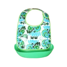 Новые детские слюнявчики с мультяшным принтом для новорожденных, водонепроницаемые Мультяшные нагрудники для кормления из ЭВА