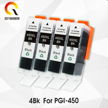 

4 Compatible Ink Cartridges Replacement For Canon CLI-451XL/ PGI-450XL PGI-450 /CLI-451 PGI 450 XL / CLI 451 PGI450 PIXMA MG544