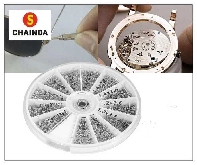 

Free Shipping 600pcs Tiny Screws Nut for Watch Eyeglass Glasses Repair
