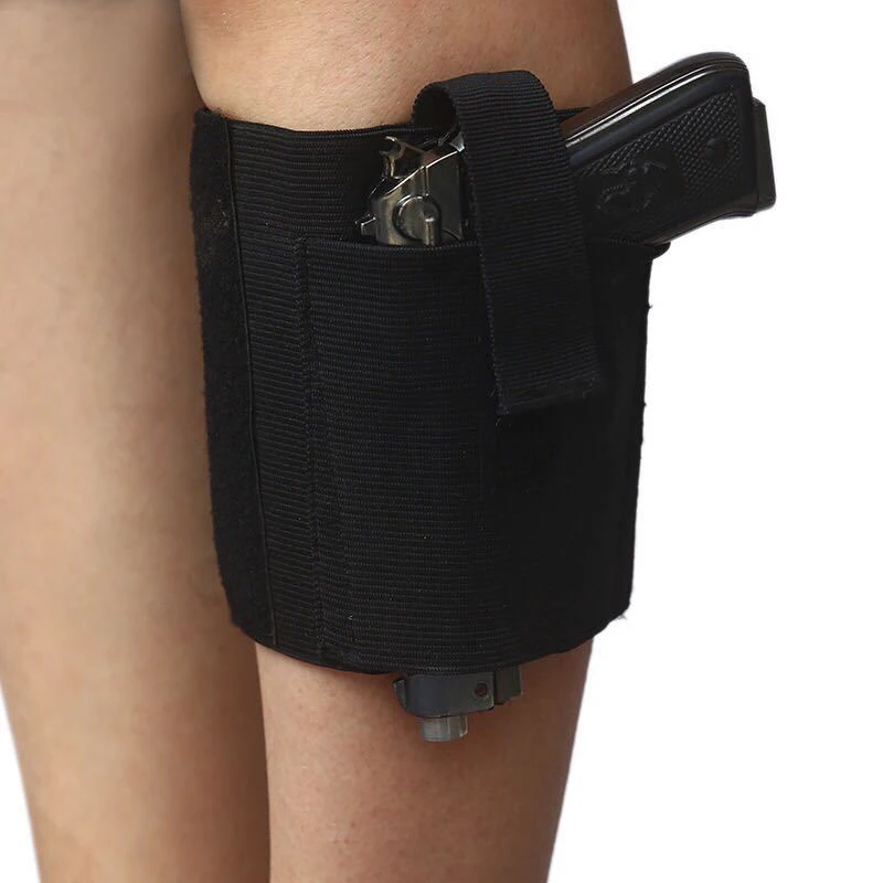 Скрытые Универсальный черный носить лодыжки нога пистолет кобуры пистолет LCP LC9 PF9 мал для сиг 223 SCCY 9 мм
