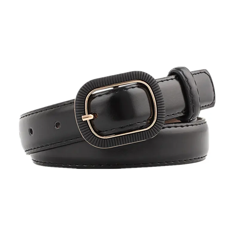

Casual Pin Buckle Ladies Belt Wild Korean Wild 2020 PU Leather Luxury Brand Women's Belt Female Belts For Women Korean Waistband