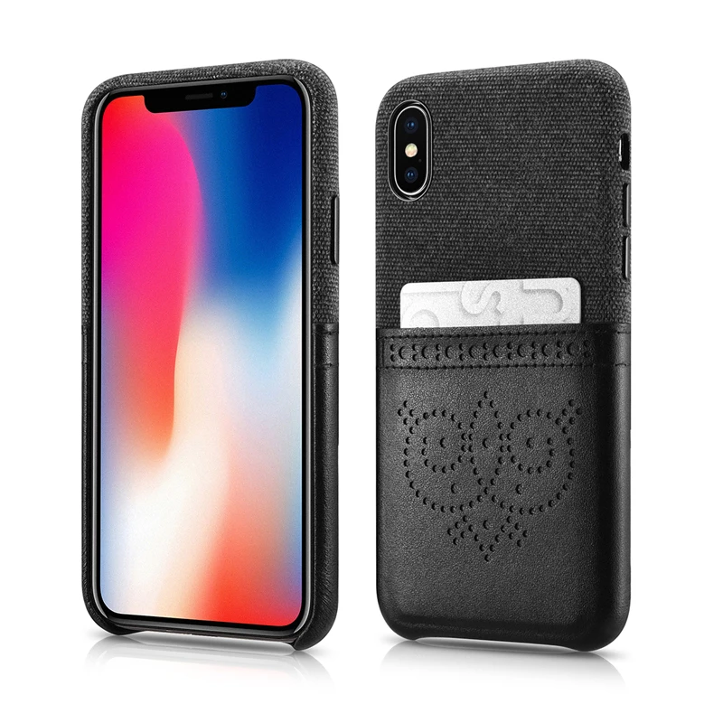 XOOMZ Luxury Case for iPhone X Hard Case for iPhone X Cool Slim Back