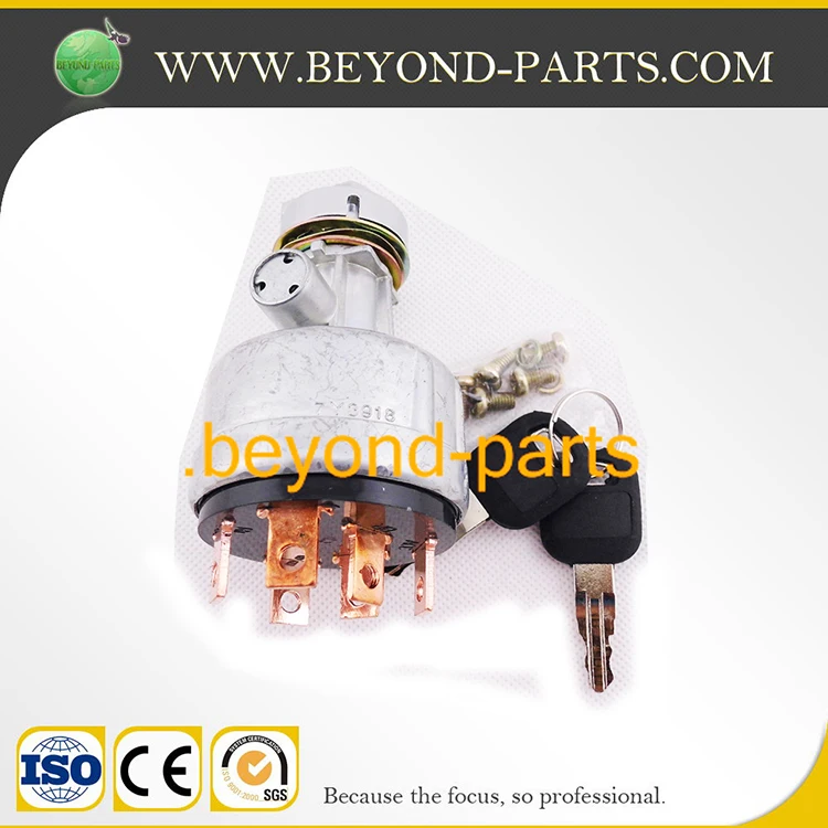 

excavator 320B E320B engine ignition switch ignition key switch 6 Lines 7Y-3918
