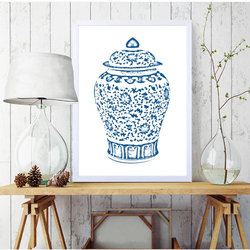 Chinoiserie Vases Canvas Prints