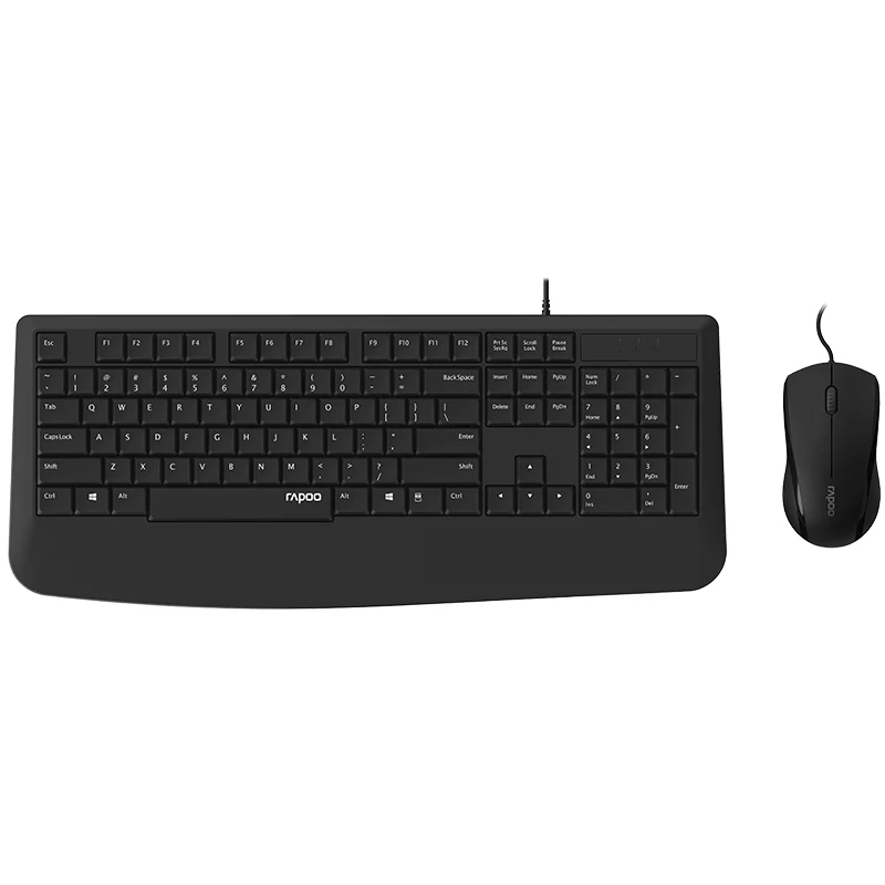

New Rapoo NX1900 Wired Keyboard Mouse Combos for Computer Office Laptop Keyboard