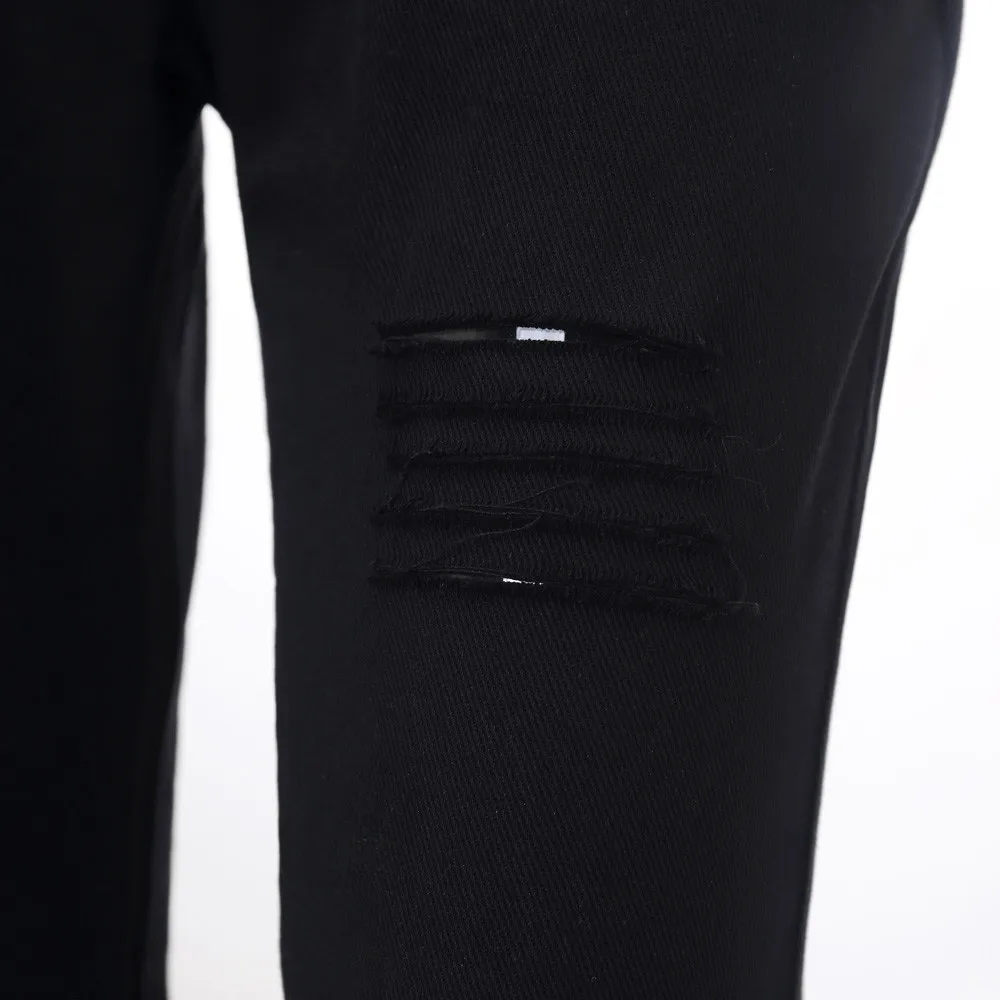 Jumpsuit New Fashion Women Loose Denim Bib Hole Pants Sleeveless Overalls Jeans Demin Trouser Overall Feminino S-XXL 6.24
