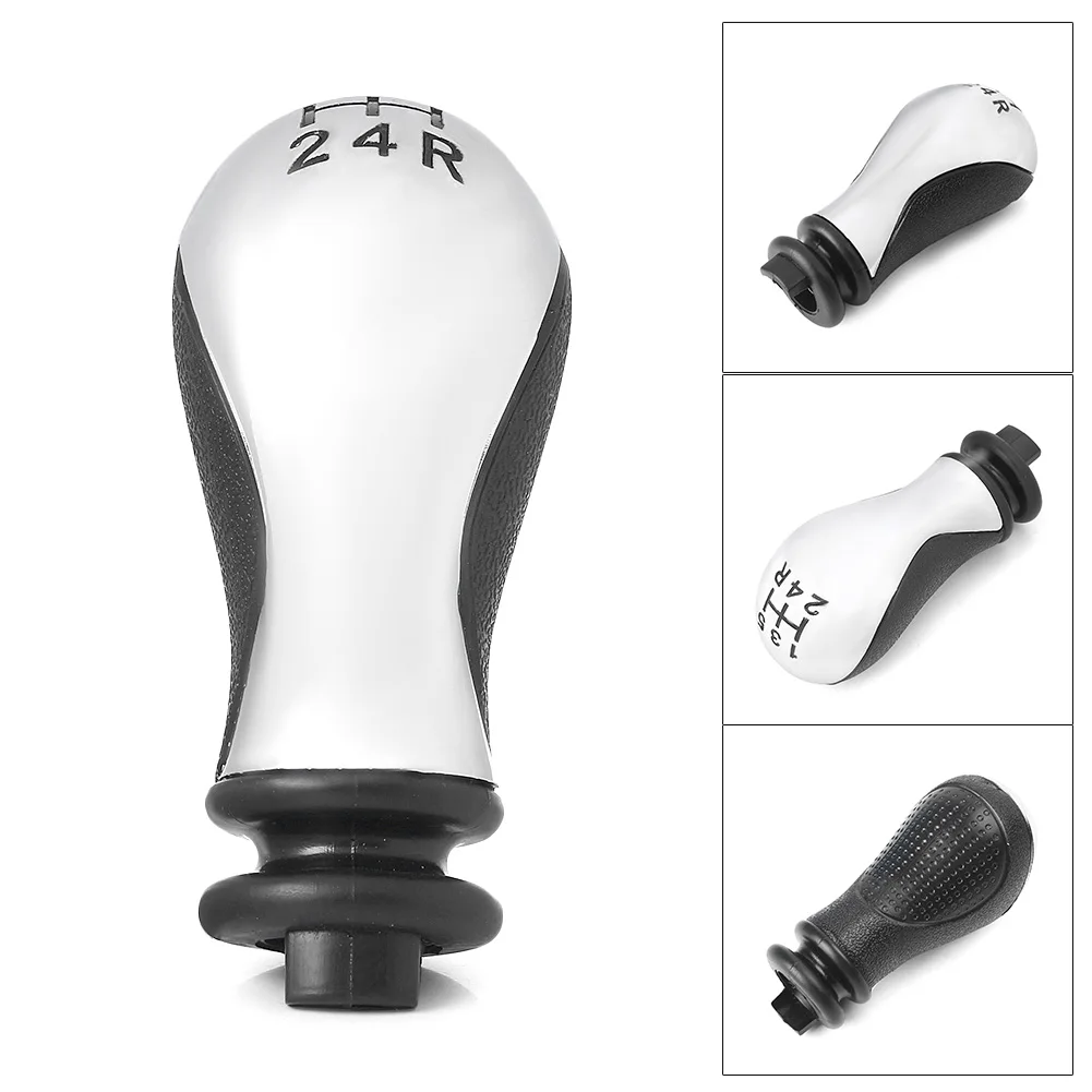 

Silver Gear Shift Knob 5 Speed For CITROEN XSARA PICASSO (1999-2010)/CITROEN C5 (2001-2008)