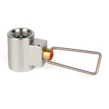 Outdoor Camping Stove Refill Adapter Flat Gas Adapter Valve Canister Gas Convertor Shifter Cylinder Refill Adapter 2018 new jeebel outdoor gas refill adapter camping stove valve propane tank refill adapter refilling gas cylinders for gas stove