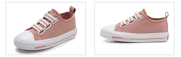 New 5 Colors Canvas Children Shoes Solid Elastic Band Kids Sneakers 2017 Casual Rubber Board Green Black Boys Shoe Girls Sneaker 552 (13)